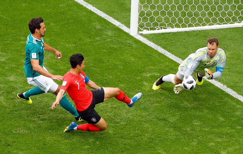 Coreea de Sud - Germania 2-0, în Grupa F a Campionatului Mondial de Fotbal din Rusia 2018. Nemții, fierți în Kazan. Campioana mondială, ”acasă”! / GALERIE FOTO