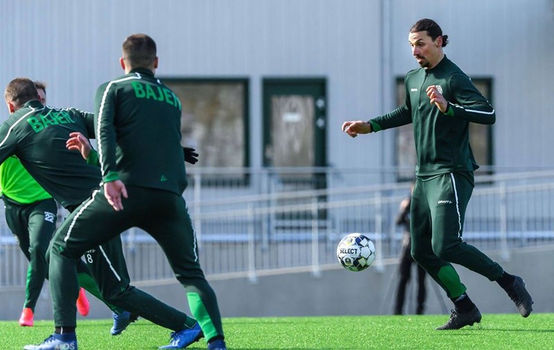 VIDEO | Ibrahimovici s-a antrenat luni cu formația suedeză Hammarby