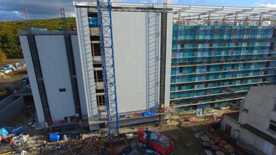 Centrul de mari arşi de la Târgu Mureş poate fi gata chiar primăvara viitoare. Fotografie ilustrativă