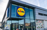 Fațada unui magazin Lidl