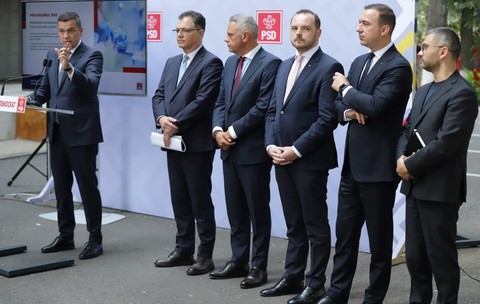 Sorin Grindeanu a prezentat programul PSD pentru relansarea economică printr-o săgeată la Ilie Bolojan (00)