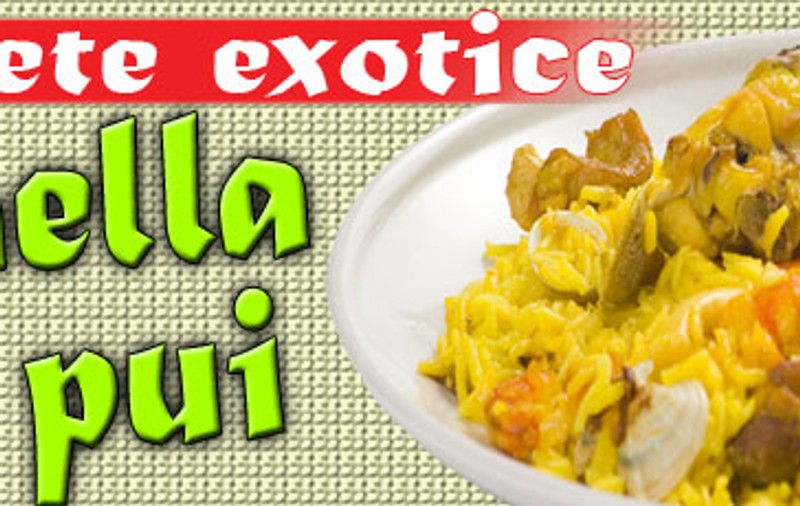 Reţete exotice: Paella de pui