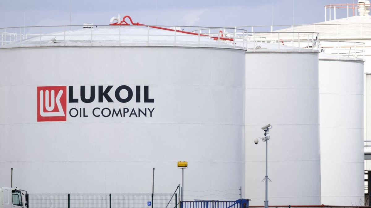 Rezervoare ale companiei petroliere ruse Lukoil în Belgia, aprilie 2022