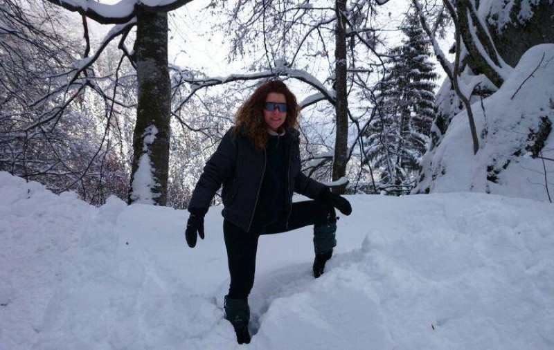 Cu ce încearcă să-l obişnuiască CARMEN BRUMĂ pe bebeluşul ei nenăscut, VASILICĂ 2014!