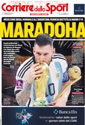 Prima pagină din Corriere