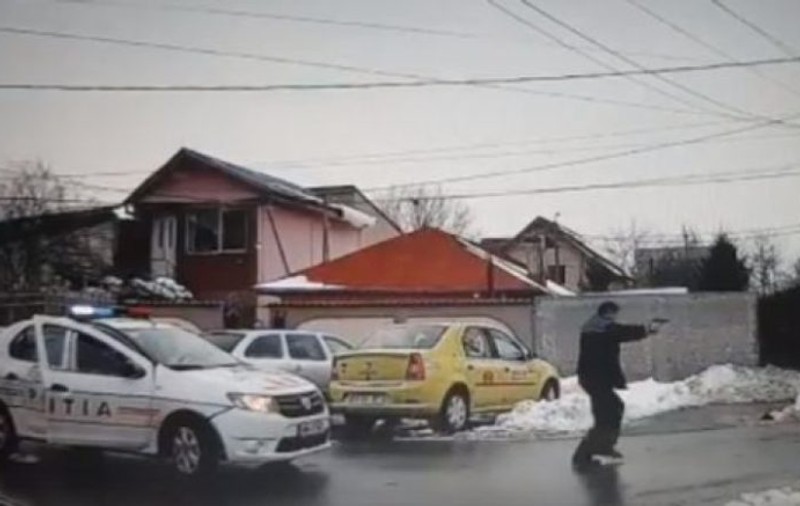 Focuri de armă în Satu Mare după ce doi polițiști au fost loviți cu pumnii și picioarele