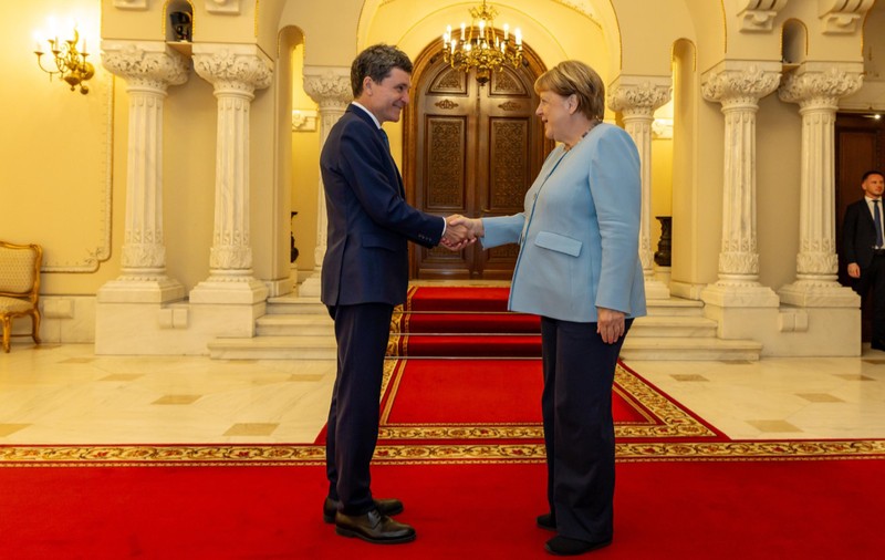 Nicușor Dan, întâlnire la Cotroceni cu fostul cancelar german Angela Merkel: Securitatea UE și NATO, pe agenda discuțiilor