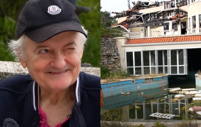 Ce a găsit Irinel Columbeanu în vila din Izvorani: „Irina a rămas cea mai prețioasă amintire a mea”. Casa a ajuns o ruină, după ce a ars 9 ore