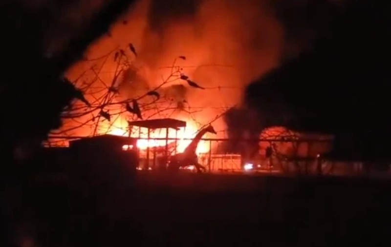 Incendiu la o fermă din Tulcea. Pompierii au stins focul după intervenții de 12 ore