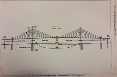 Așa arată podul gândit în trecut de specialiștii români