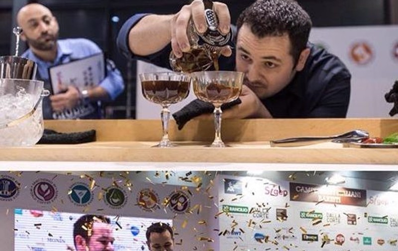 Dan Ioan Bacaintan, un tânăr din Alba Iulia, e campion la prepararea cocktailurilor pe bază de cafea în Italia