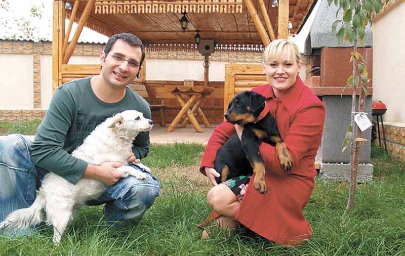«Matinalii» de la OTV au primit un pui de Rottweiler