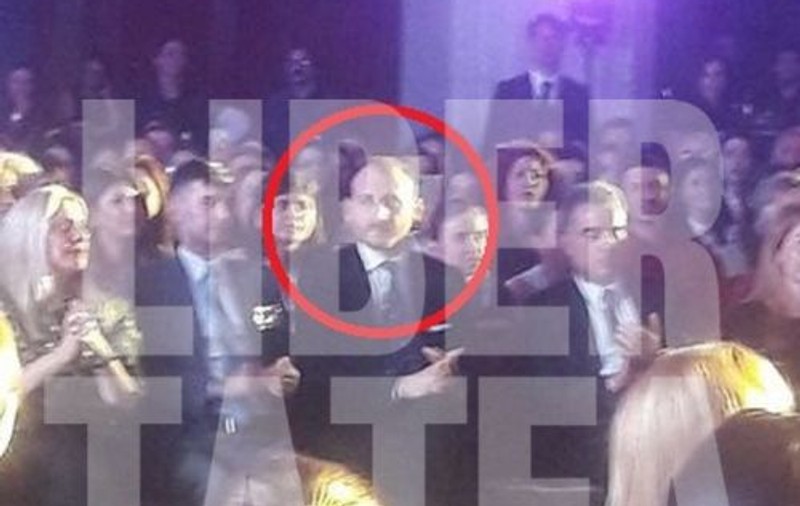 FOTO EXCLUSIV/ Iubitul Andreei Marin, în primul rând la gala prezentată de divă. A încurajat-o discret
