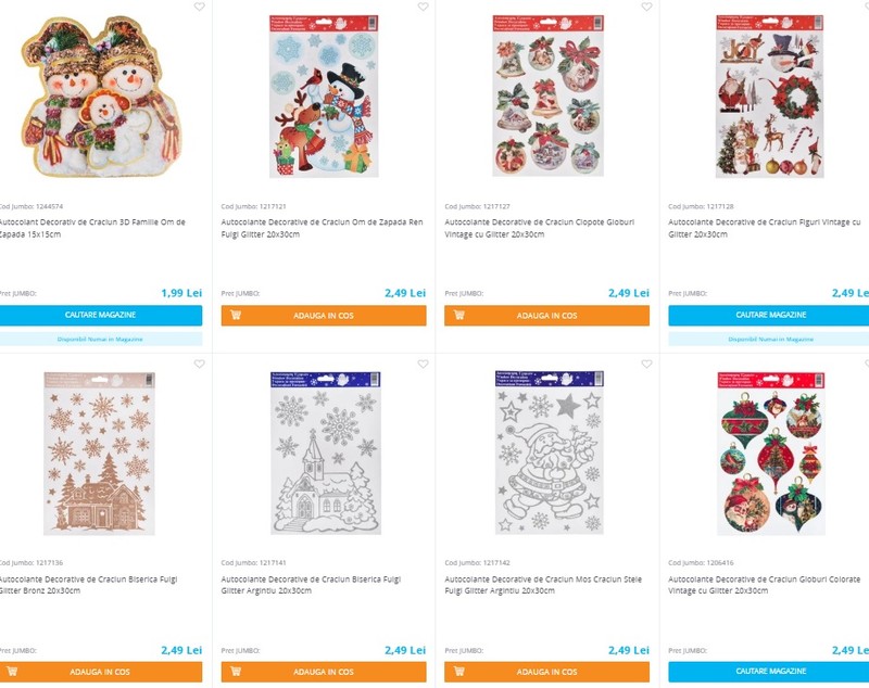 Jumbo vinde decorațiuni de Crăciun cu mai puțin de 2 lei bucata. Cât costă cele mai ieftine ornamente la Lidl
