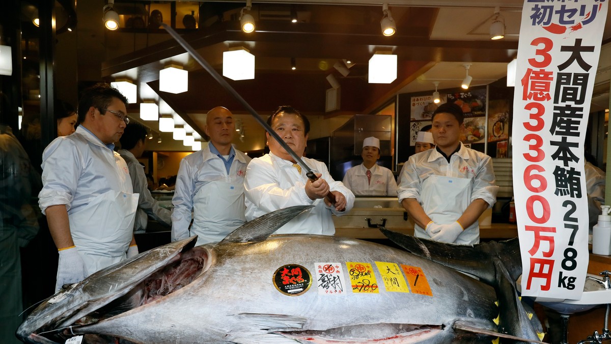 Un ton uriaș a fost cumpărat în Japonia