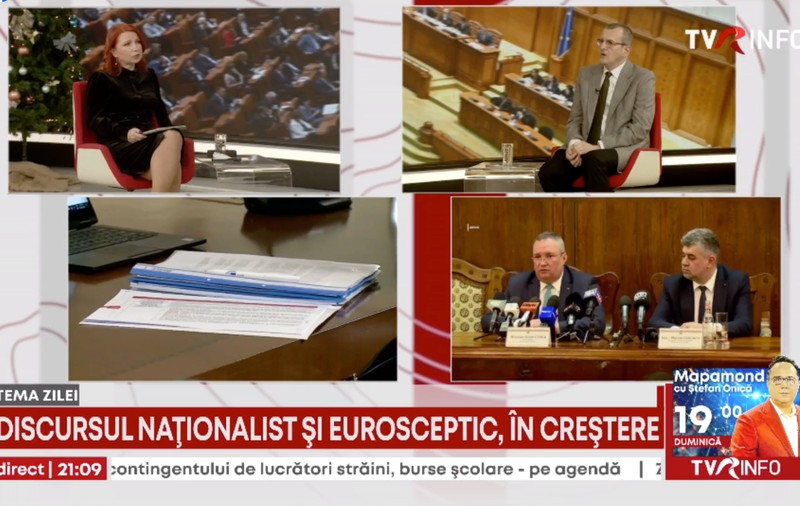 Cum au arătat audiențele televiziunilor de știri în decembrie 2023. Un post de știri și-a dublat publicul