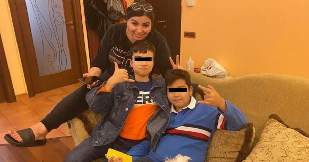 Adriana Bahmuțeanu și copiii ei și ai lui Silviu Prigoană