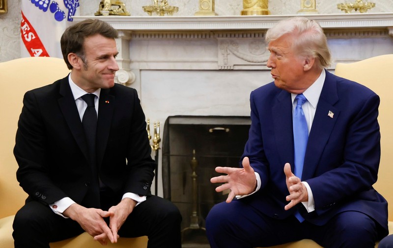Argumentele prezentate de Emmanuel Macron lui Donald Trump pentru a nu impune alte taxe vamale: „Sper că l-am convins”