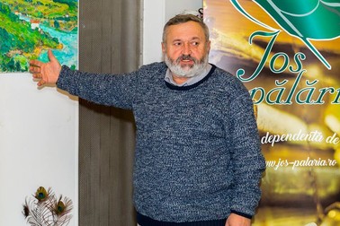 Traian Mârza, preşedintele Uniunii Artiştilor Plastici din Alba Iulia. Foto: glasul-hd.ro