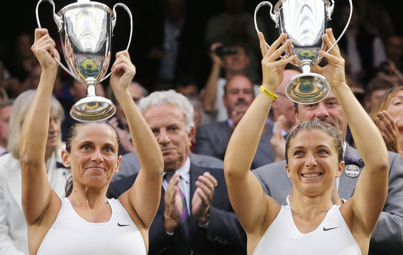 Victorie clară pentru perechea italiană Sara Errani-Roberta Vinci