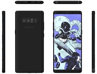 Samsung Galaxy Note 8: preț, specificații, precomenzi: Phabletul de top al celor de la Samsung va fi lansat în data de 23 august. Un producător de carcase arată că senzorul de amprentă este situat pe partea din spate, în dreptul camerei duale