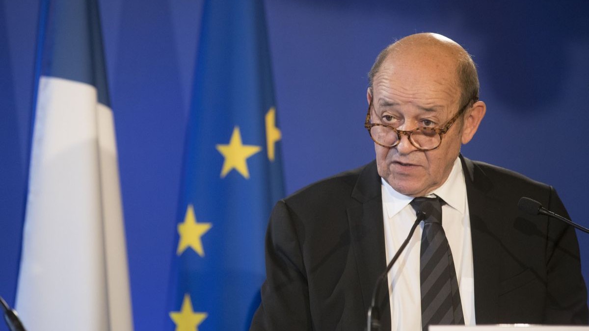 Ministrul francez de Externe Jean-Yves Le Drian FOTO: Hepta