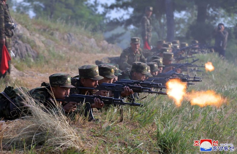 This photo taken on September 11, 2024 and released from North Korea's official Korean Central News Agency (KCNA) via KNS on September 13, 2024 shows soldiers training at a base for the special operation armed forces of the Korean People's Army (KPA) at an undisclosed location in North Korea.,Image: 907165645, License: Rights-managed, Restrictions: South Korea OUT / ---EDITORS NOTE--- RESTRICTED TO EDITORIAL USE - MANDATORY CREDIT "AFP PHOTO/KCNA VIA KNS" - NO MARKETING NO ADVERTISING CAMPAIGNS - DISTRIBUTED AS A SERVICE TO CLIENTS THIS PICTURE WAS MADE AVAILABLE BY A THIRD PARTY. AFP CAN NOT INDEPENDENTLY VERIFY THE AUTHENTICITY, LOCATION, DATE AND CONTENT OF THIS IMAGE, *** HANDOUT image or SOCIAL MEDIA IMAGE or FILMSTILL for EDITORIAL USE ONLY! * Please note: Fees charged by Profimedia are for the Profimedia's services only, and do not, nor are they intended to, convey to the user any ownership of Copyright or License in the material. Profimedia does not claim any ownership including but not limited to Copyright or License in the attached material. By publishing this material you (the user) expressly agree to indemnify and to hold Profimedia and its directors, shareholders and employees harmless from any loss, claims, damages, demands, expenses (including legal fees), or any causes of action or allegation against Profimedia arising out of or connected in any way with publication of the material. Profimedia does not claim any copyright or license in the attached materials. Any downloading fees charged by Profimedia are for Profimedia's services only. * Handling Fee Only ***, Model Release: no