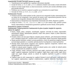 Programa matematică Evaluare Națională 2021. Ce competențe se evaluează