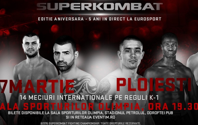 Meci de titlu mondial la Superkombat Ploiești! Programul complet al galei