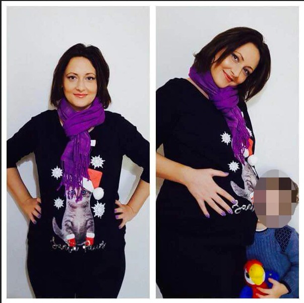 Teodora Mocanu, fotografiată cu câteva luni înainte de tragedie. Foto: Arhivă personală