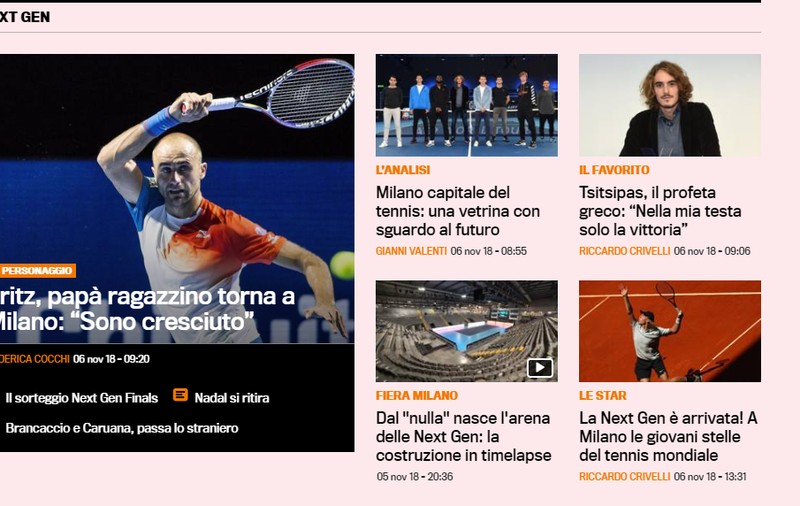 Taylor Fritz a fost confundat cu Marius Copil. Gafă de proporții comisă de publicația italiană ”La Gazzetta dello Sport”