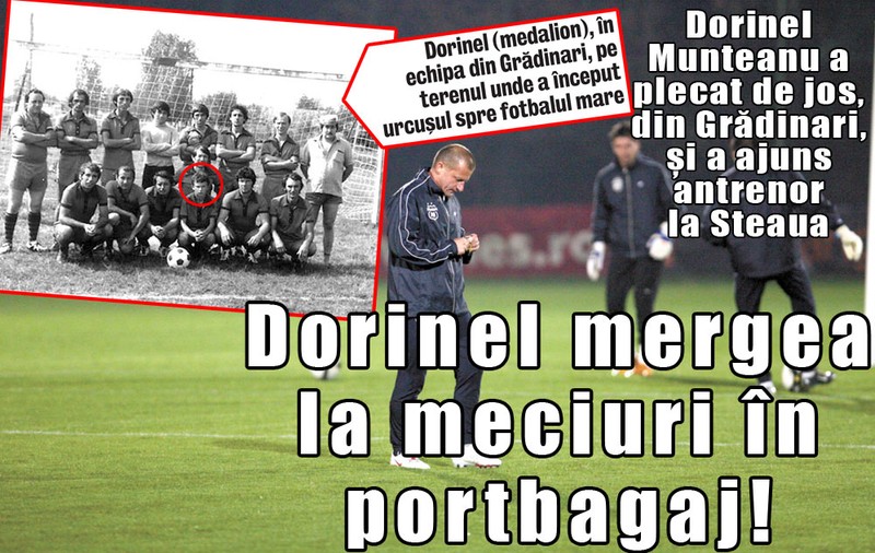 Dorinel mergea la meciuri în portbagaj!