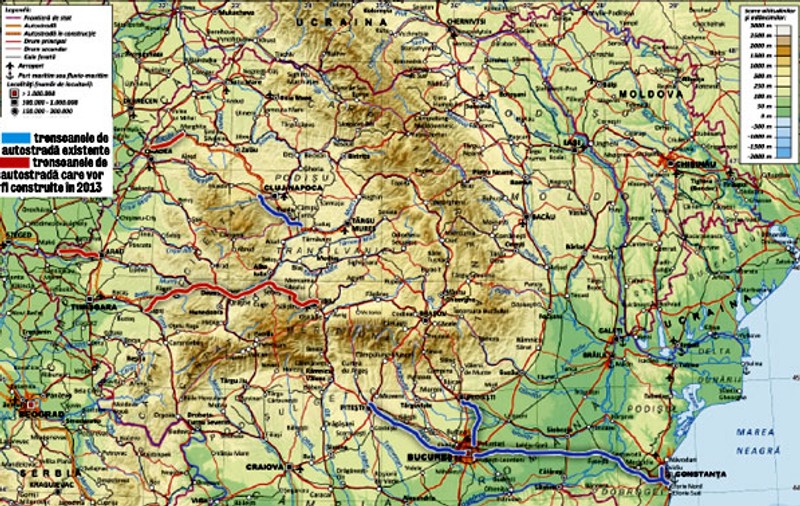 «Autostrada» va fi mai lungă cu 245 km | Atât îşi propun autorităţile să construiască în 2013