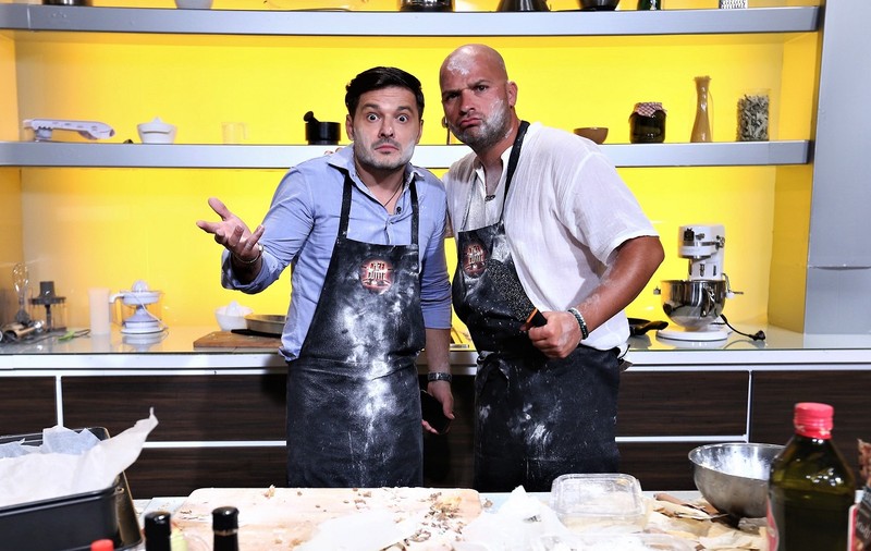 Liviu Vârciu și Andrei Ștefănescu, față în față cu jurații Chefi la cuțite | FOTO