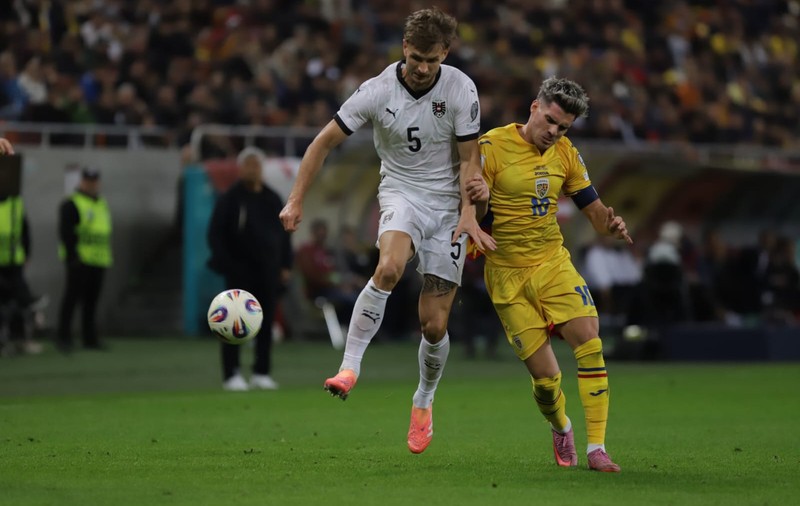 România a învins Austria la ultima fază, în preliminariile Campionatului Mondial, pe Arena Naţională