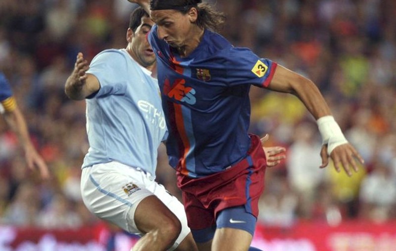 Ibrahimovic a debutat la Barcelona