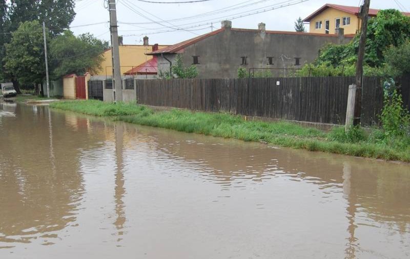 INUNDAȚIE pe DUNĂRE, la BECHET: pompierii au înălțat diguri cu saci de nisip