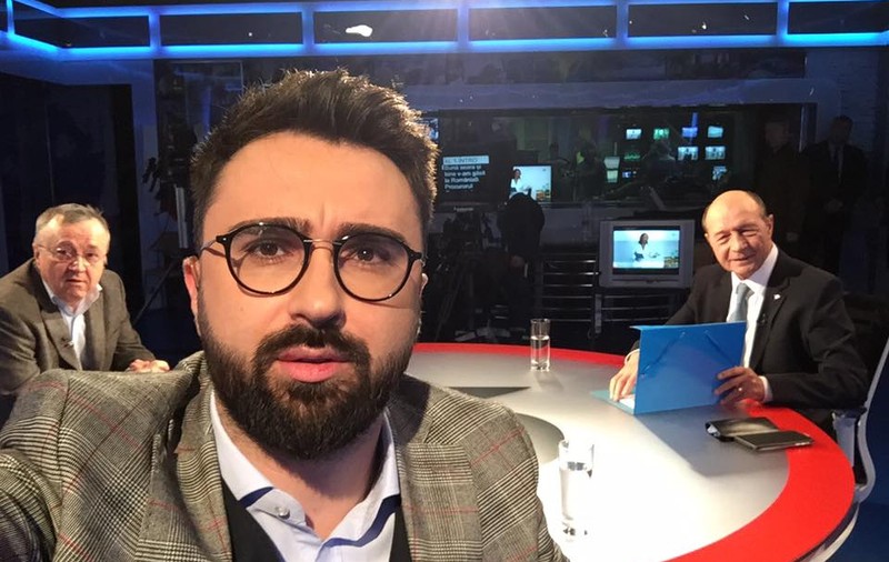 FOTO EXCLUSIV | Ionuț Cristache, de la TVR, urmărit de poliție. N-ar fi vrut să oprească la semnalul agenților