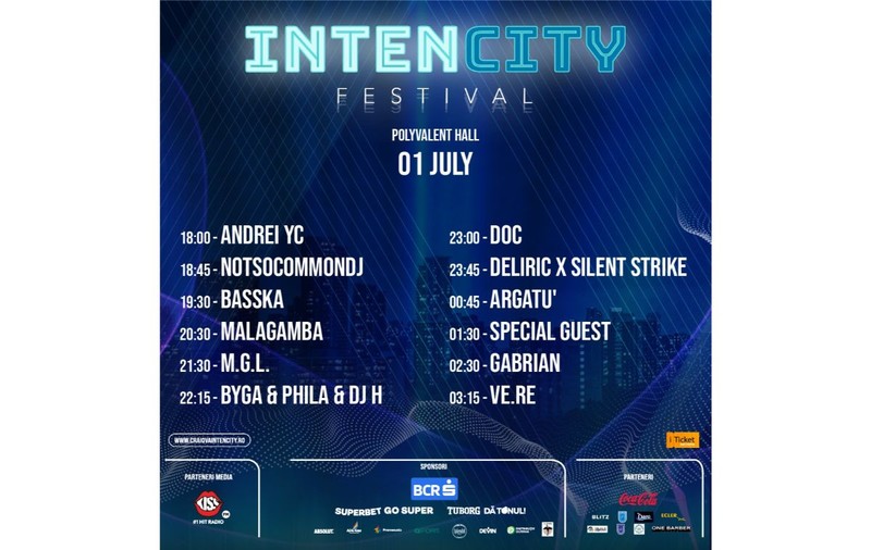 Festivalul IntenCity: a doua seară la Sala Polivalentă