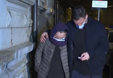 Șoferița care a provocat accidentul. Foto: Captură video Observator News
