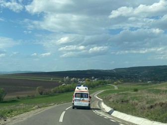 Șoseaua pe care s-a produs accidentul. Foto: Facebook / Serviciul Judetean de Ambulanta Vaslui