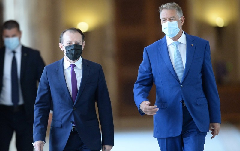 Klaus Iohannis şi Florin Cîţu, ședință pe tema crizei guvernamentale