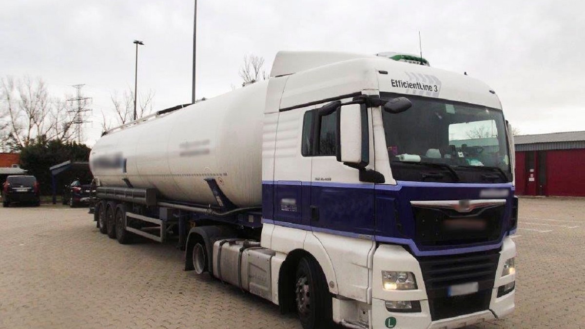 Șofer român de TIR