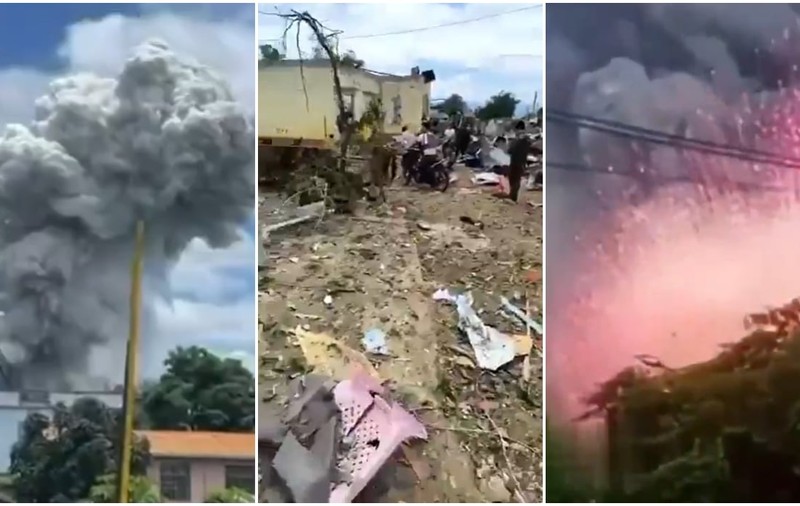 Zeci de morți după o explozie devastatoare într-un depozit din Myanmar. O grupare de rebeli ar fi provocat-o