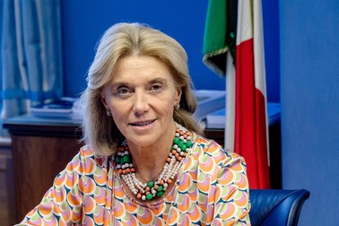 Elisabetta Belloni, Direttore generale del Dipartimento delle informazioni per la sicurezza DIS in audizione davanti al comitato parlamentare per la sicurezza della Repubblica COPASIR presieduto da Lorenzo Guerini PD, Camera dei Deputati a Roma, Martedì 01 Ottobre 2024 () Elisabetta Belloni, Director General of the Department of Security Information DIS in a hearing before the parliamentary committee for the security of the Republic COPASIR chaired by Lorenzo Guerini PD, Chamber of Deputies in Rome, Wednesday, July 03 2024 (),Image: 914651290, License: Rights-managed, Restrictions: , Model Release: no