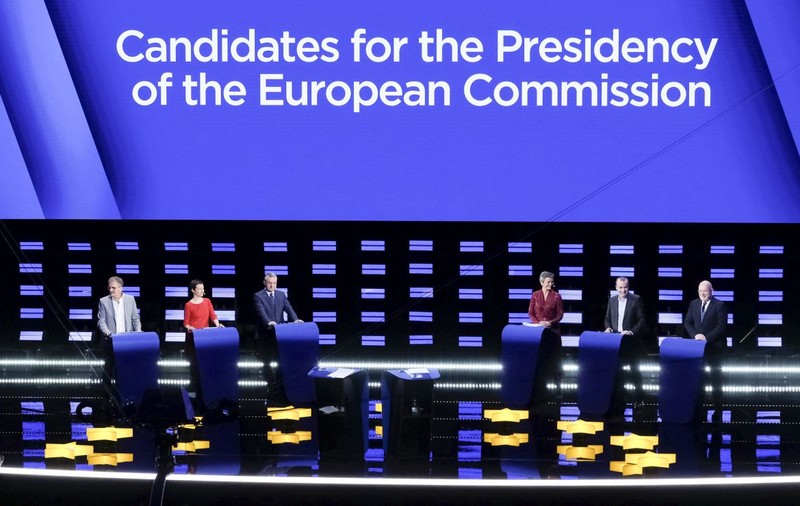 Dezbatere televizată între cei șase candidați la președinția Comisiei Europene