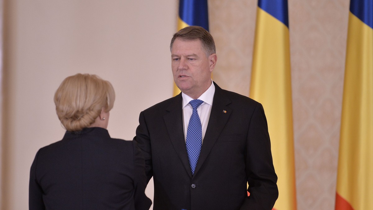 Klaus Iohannis și Viorica Dăncilă