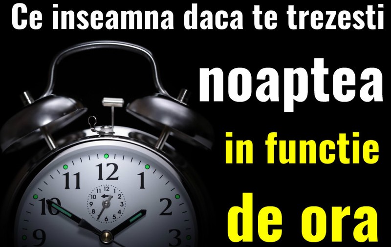 Ce probleme de sănătate ai, în funcție de ora la care te trezești noaptea