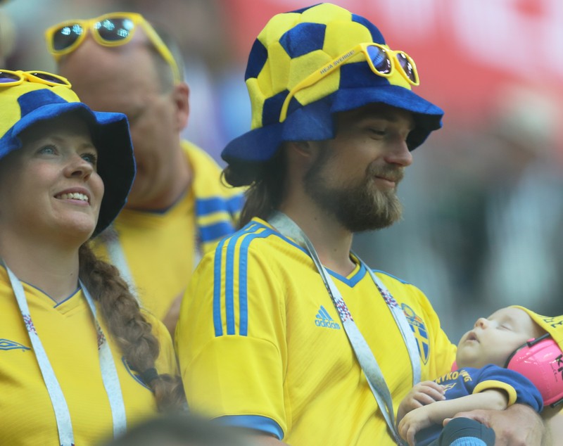 Suedia - Elveția 1-0, în optimile Campionatului Mondial de fotbal Rusia 2018. Eroul Forsberg. Cifră istorică de fani / GALERIE FOTO