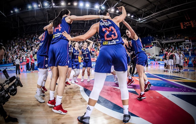 Campionatul European de baschet feminin 2019. Franța, Spania, Ungaria și Serbia, în sferturi